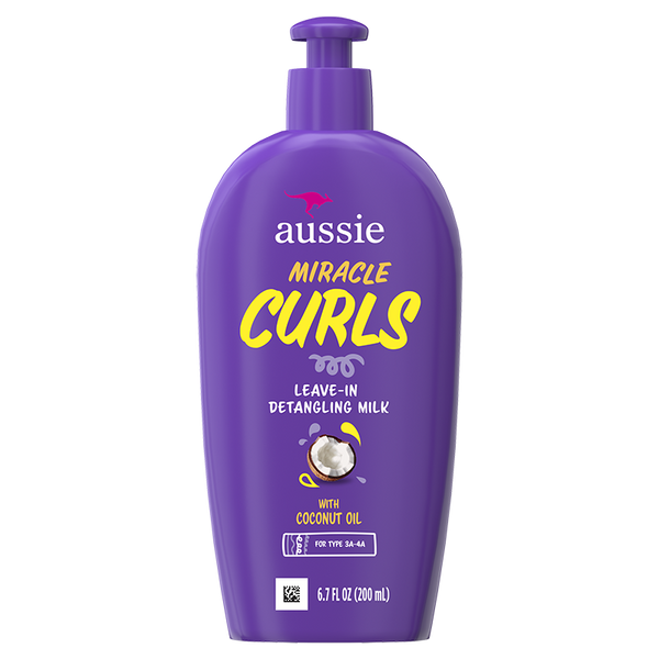 AUSSIE MIRACLE CURLS LEAVE-IN DETANGLING MILK