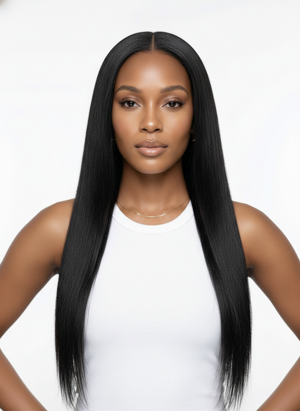 Virgin Brazilian Yaki Straight Standard Lace Frontal