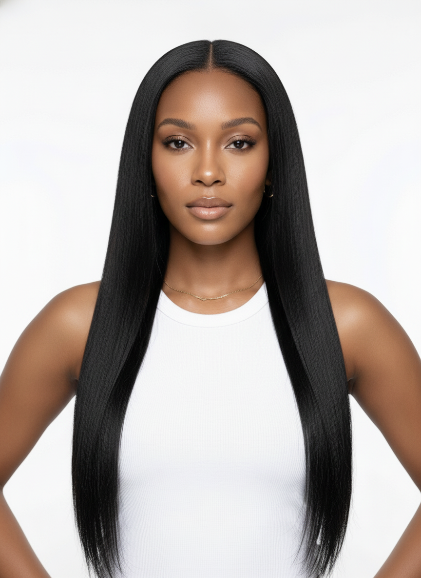 Standard Lace Brazilian Straight 4x4 Closure Wig - 01 hero