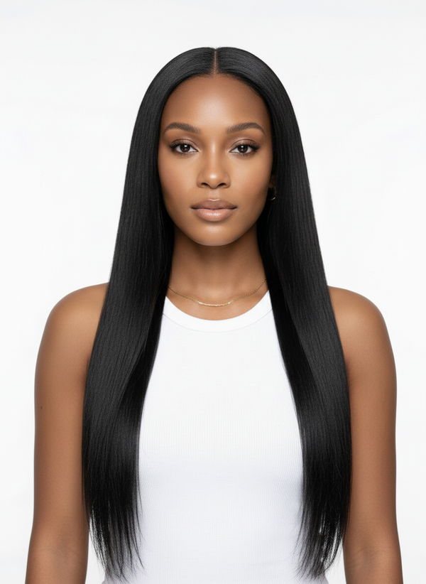 Straight Center Part Lace Wig — product view