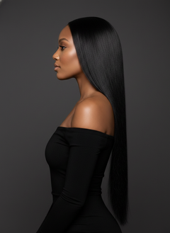 Virgin Indian Straight Standard Lace Frontal - 02 side profile