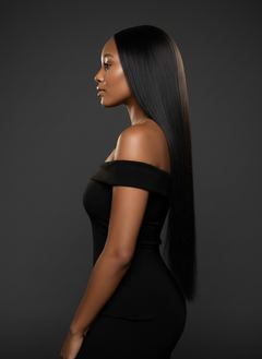 Virgin Brazilian Straight Bundle - 02 side profile