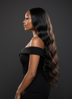 HD Lace Front Brazilian Loose Wave Wig - 02 side profile
