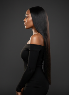 Brazilian Kinky Straight HD Lace Frontals - 02 side profile