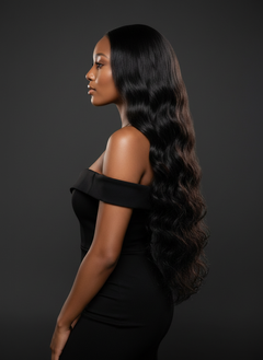 Virgin Malaysian Body Wave Bundle - 02 side profile