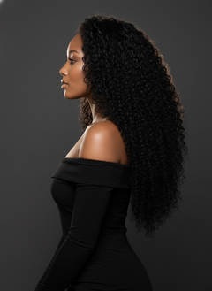 Peruvian Curly 4x4 HD Lace Closures - 02 side profile
