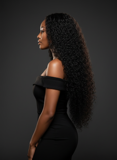 Virgin Brazilian Deep Wave 360 Wig - 02 side profile
