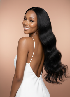 HD Lace Front Brazilian Loose Wave Wig - 03 over shoulder