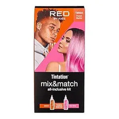 RED by Kiss Hair Color Kit - All-Inclusive Mix & Match Bleach, Tintation  Hair Colors