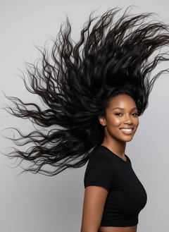 Indian Loose Wave HD Lace Frontals - 04 hair flip