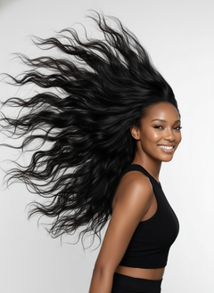Virgin Malaysian Body Wave 4x4 Standard Lace Closure - 04 hair flip