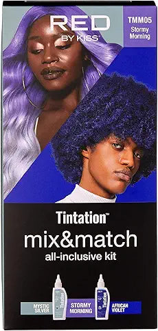RED by Kiss Hair Color Kit - All-Inclusive Mix & Match Bleach, Tintation  Hair Colors