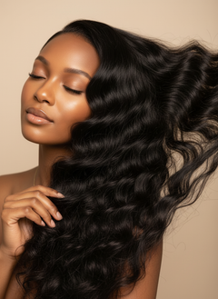 HD Lace Malaysian Body Wave 5x5 Closure Wig - 05 texture detail