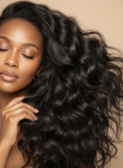 Virgin Peruvian Body Wave Standard Lace Frontal - 05 texture detail