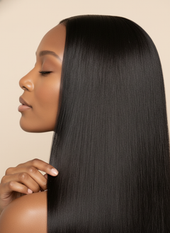 Virgin Brazilian Straight 360 Wig - 05 texture detail