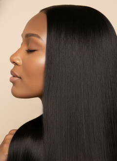 Virgin Indian Straight Standard Lace Frontal - 05 texture detail
