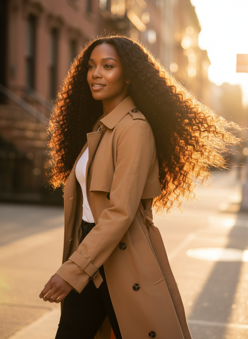Virgin Brazilian Deep Wave Standard Lace Frontal - 06 lifestyle outdoor