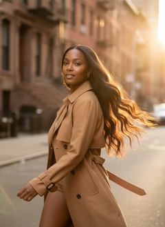 Virgin Peruvian Loose Wave Standard Lace Frontal - 06 lifestyle outdoor