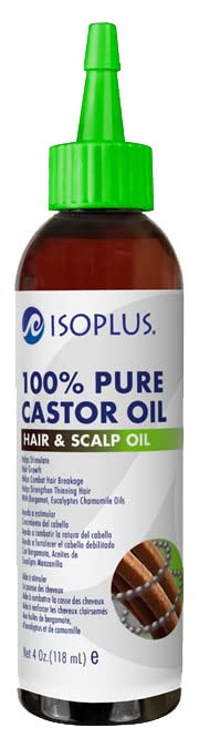 Isoplus 100% Pure Castor Oil Hair & Scalp Oil 4oz
