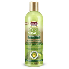 African Pride Olive Miracle Anti-Breakage Formula 2-in-1 Shampoo