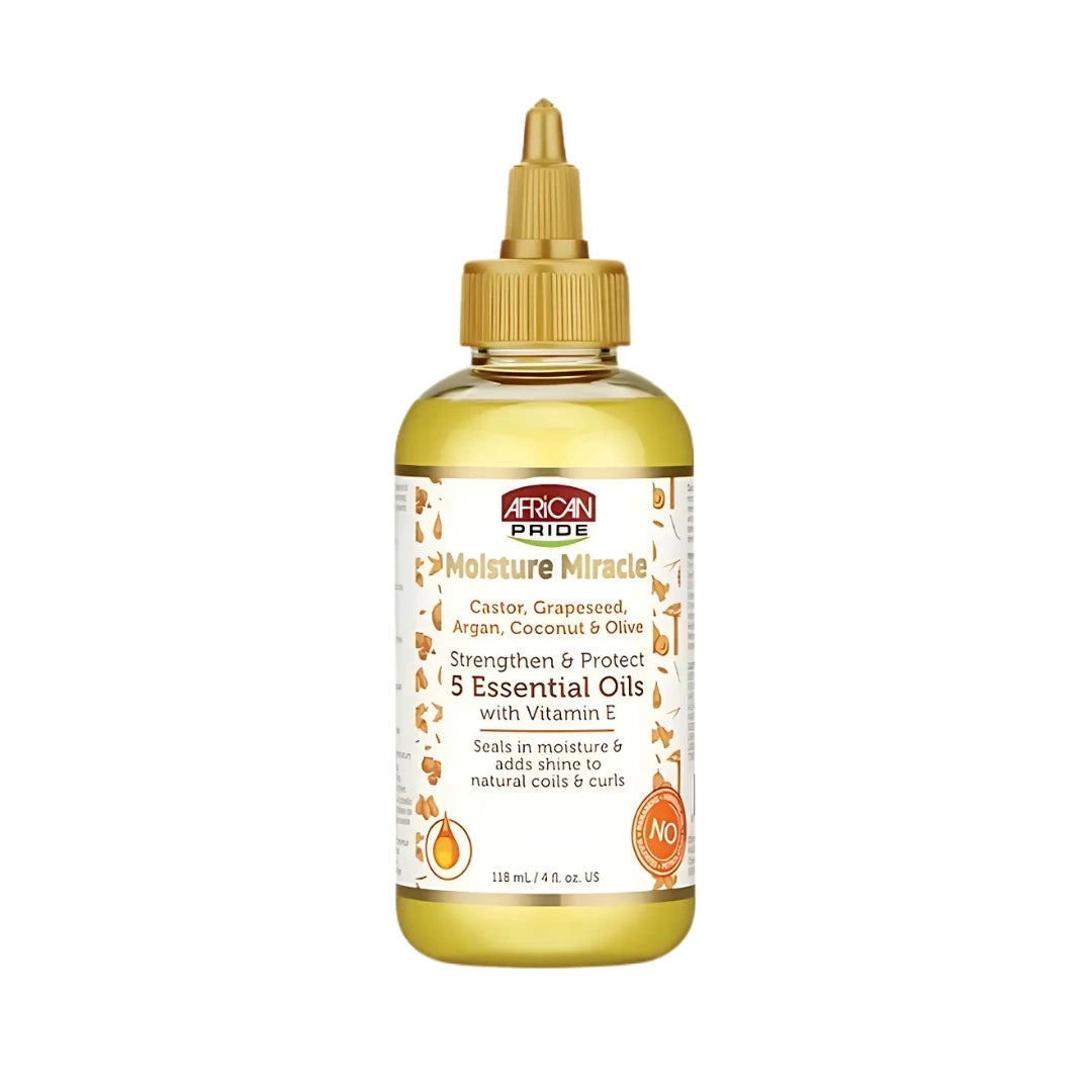 African Pride Moisture Miracle 5 Essential Oils – 4 oz