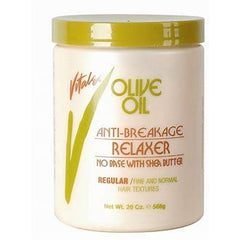 Olive Oil No Base Relaxer Regular,Anti Breakage Hair Strengthening Treatment By Vitale