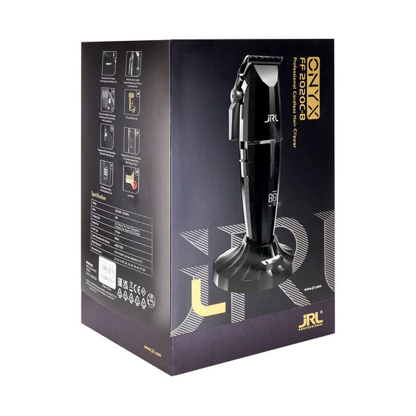 JRL - ONYX Professional Cordless Hair Clipper - (Dual Voltage) FF 2020C-B - Black