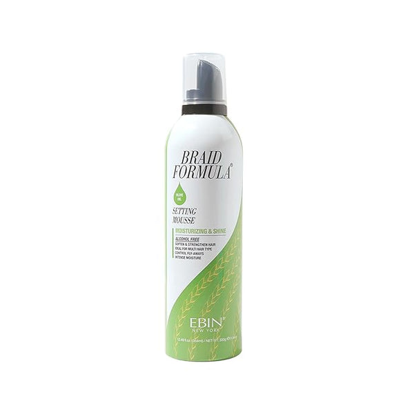EBIN NEW YORK Braid Formula Setting Mousse-Olive Oil — product view