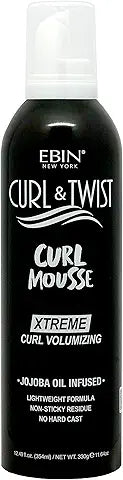 EBIN NEW YORK Curl & Twist Xtreme Curl Volumizing Mousse