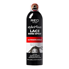 Red by Kiss Lace Bond Hold Spray Styler Fixer – The Ultimate Adhesive Spray for Wigs, Active Use, Fast Drying, Up to 72Hours 20X Stronger Hold, Daily Wig Applications