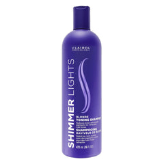 Clairol Professional Shimmer Lights Purple Shampoo| Neutralizes Brass & Yellow Tones | For Blonde, Silver, Gray & Highlighted Hair