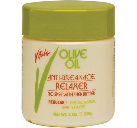 Olive Oil No Base Relaxer Regular,Anti Breakage Hair Strengthening Treatment By Vitale