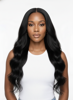 Virgin Brazilian Loose Wave 4x4 Standard Lace Closure - #1 Jet Black