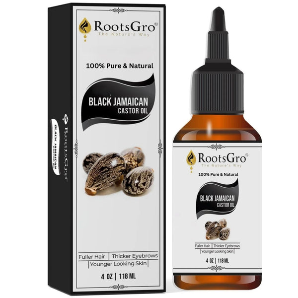 ROOTSGRO Natural Jamaican Black Castor Oil