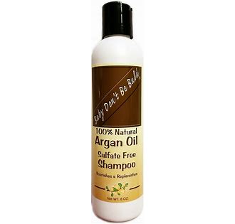 Baby Don't Be Bald 100% Natural Argan Oil Sulfate Free Shampoo 8 oz.