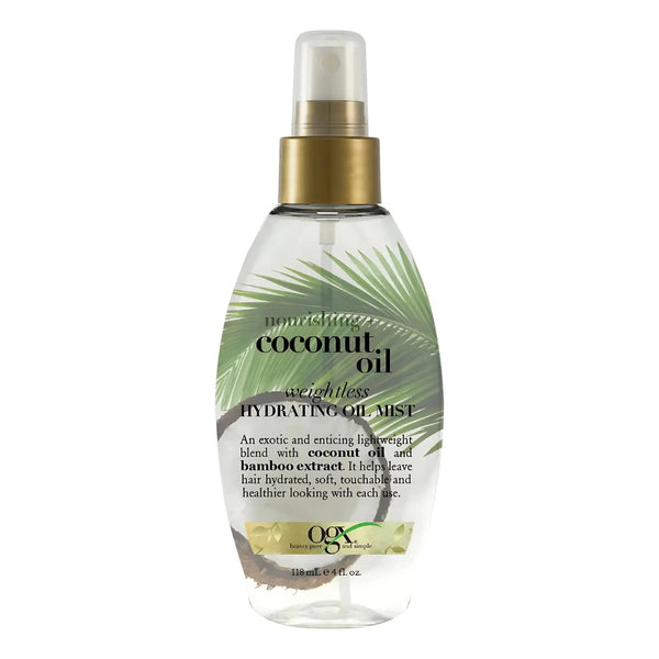 OGX Nourishing + Coconut Oil Weightless Hydrating Oil Mist – 4 oz