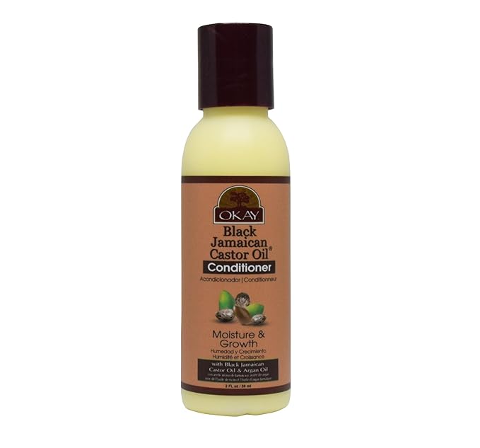 OKAY BLACK JAMAICAN CASTOR OIL MOISTURE GROWTH CONDITIONER 2oz/59ml