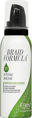 EBIN NEW YORK Braid Formula Setting Mousse-Olive Oil