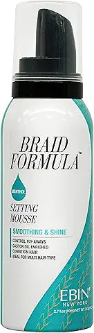 EBIN NEW YORK Braid Formula Setting Mousse- PEPPERMINT