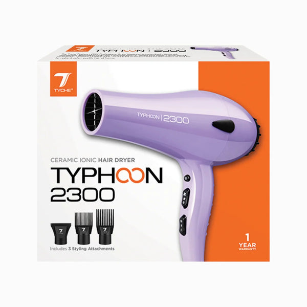 Tyche Typhoon 2300 Ceramic Ionic Hair Dryer – Lavender