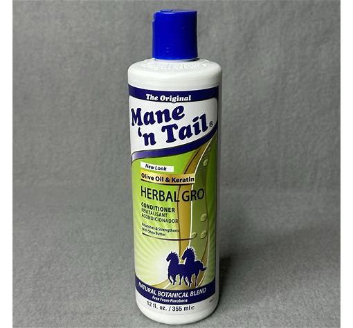 Mane 'N Tail Herbal Gro Conditioner 12Oz Keratin & Olive Oil