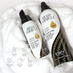 EBIN NEW YORK Braid Formula Setting Mousse Rosemary Mint Biotin