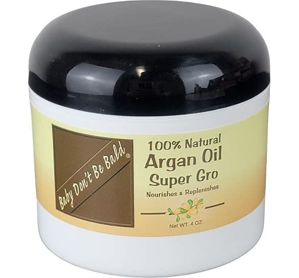 Baby Don't Be Bald Argan Oil Super Gro Hair & Scalp Cream 4 Oz