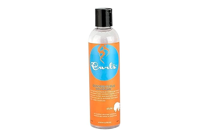 Curls Goddess Botanical Gel - Fights Frizz & Defines Great For Humid Climates - Set and Keep Hair In Place