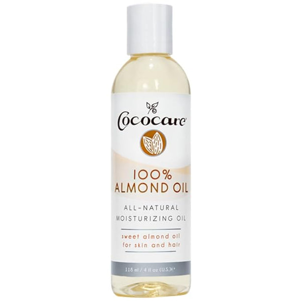 Cococare Natural Oil - Nourishing Sweet Almond - Perfect for Skin and Hair - 4 Ounce