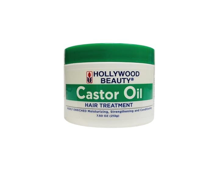 Hollywood Beauty Castor Oil Hair Treatment, with mink 7.5 oz