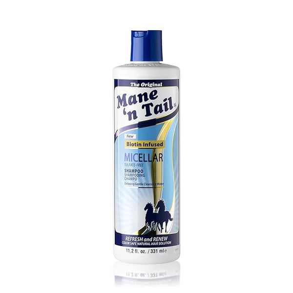Mane 'n Tail Micellar Sulfate Free Shampoo, Clear, 11.2 Ounce