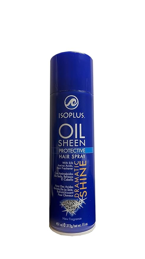 Isoplus Oil Sheen Hair Spray 11 Oz
