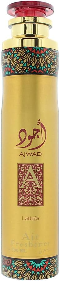 Lattafa Ajwad - Fruity, Floral, Amber, Woody - Air Freshener, 10.1 Ounce