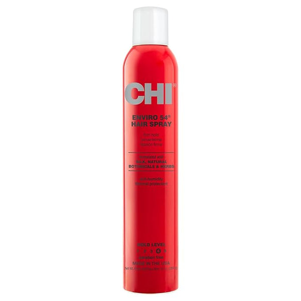 CHI Enviro 54 Hairspray, Firm Hold, Lightweight Spray Finishes & Secures Hairstyles, Sulfate, Paraben & Gluten-Free, 10 Oz